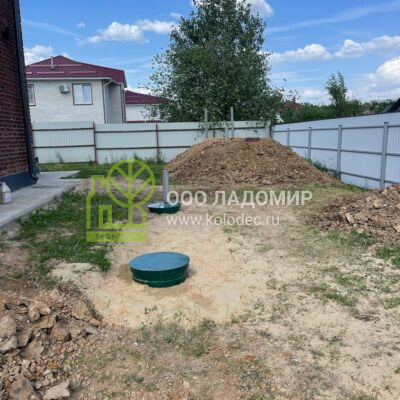 Замена неработающей канализации дома со станцией биологической очистки на септик и фильтрующие тоннели. Московская область, Видное 29.05.2025